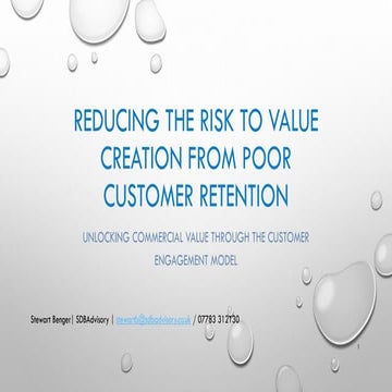 Reducing risk to value creation from poor customer retention.pdf