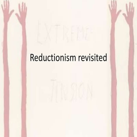 Reductionism revisited