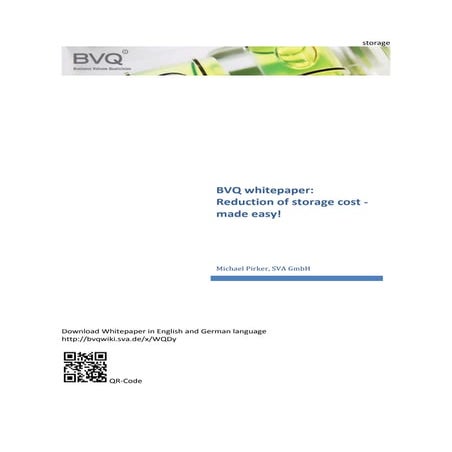 IBM SVC / Storwize: Reduction of storage cost made easy