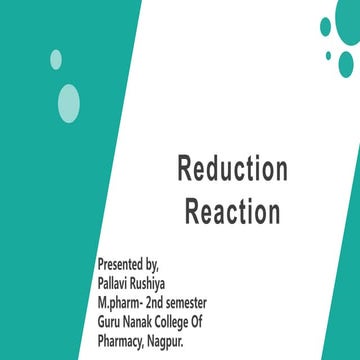 Reduction Reaction  
