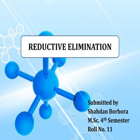Reductive Elimination