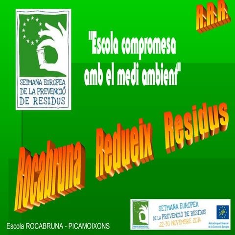 Reduir residus 14 15 comprimit