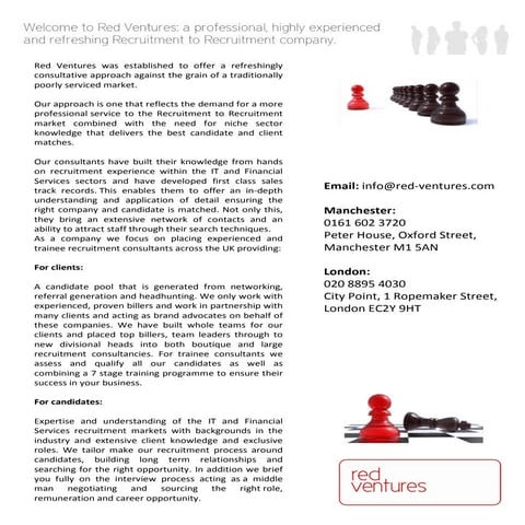 Red Ventures Presentation