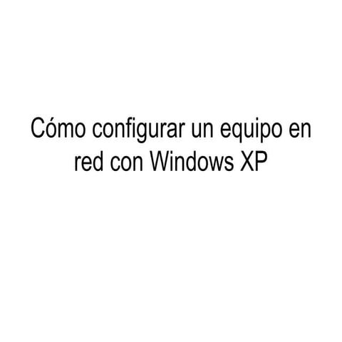 Conceptos basicos de redes | PPTX