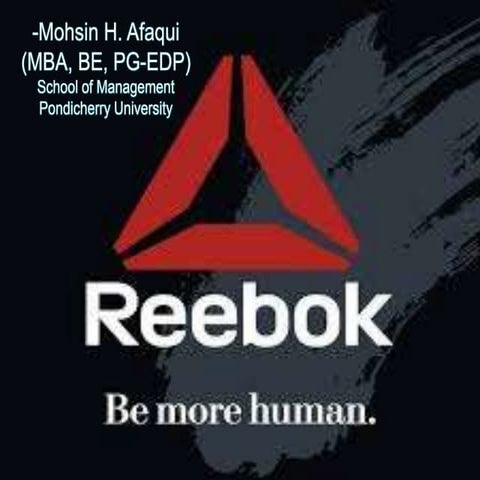 Reebok Marketing Strategy_STP and 7 Ps