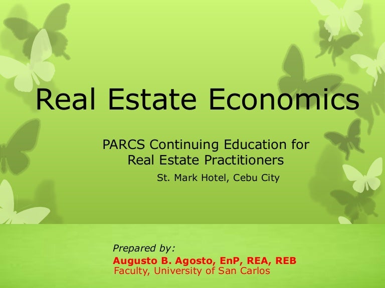 Real Estate Economics