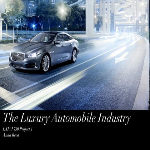 Reed luxury automobile