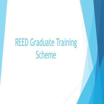 Reed Graduate Training Scheme