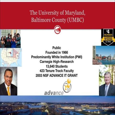 University of Maryland Baltimore County ADVANCE