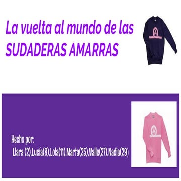 La vuelta al mundo de una sudadera