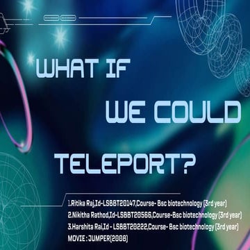 Quantum teleportation | PPTX