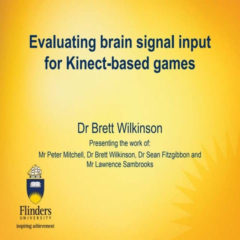Applying Brain Computer Interface Technology for Playing Games | PDF