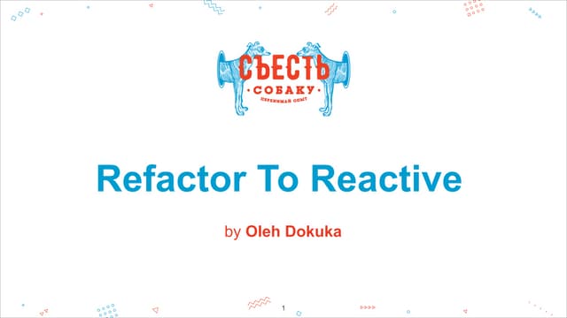 Refactor to Reactive With Spring 5 and Project Reactor
