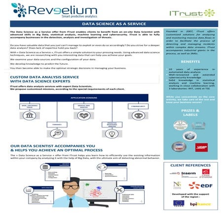 Reveelium Data Science as a Service - Datasheet EN