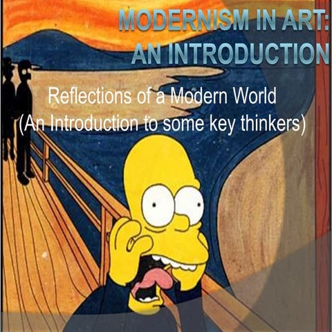 Modernism in Art: An Introduction, Refelctions of a modern world