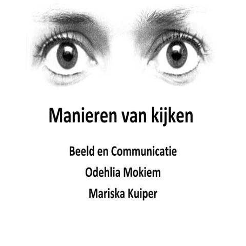 Referaat manieren van kijken