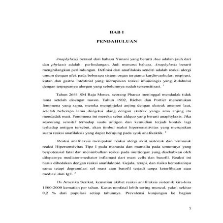 Referat Syok Anafilaktik