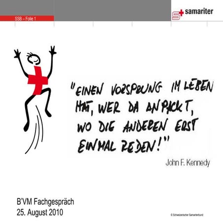 Referat schweizerischer samariterbund