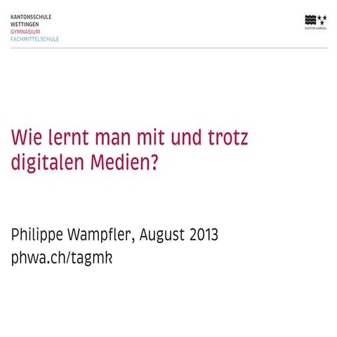 Referat Tag der Medienkompetenz, 2015