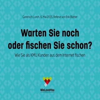 Referat «Warten Sie noch oder fisch...