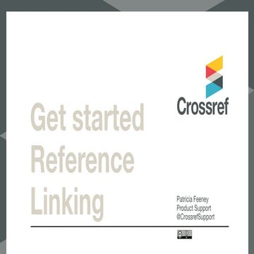 Getting started with Reference Linking