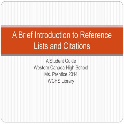 Reference lists and citations mla version