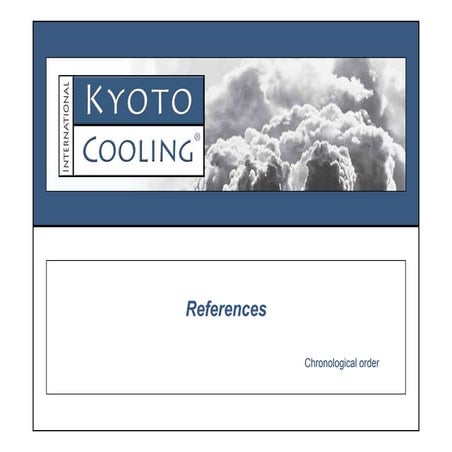 Reference Projects KyotoCooling V4 March 2010