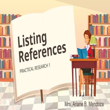 How To Write References For A Paper | PDF