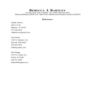 References for resume