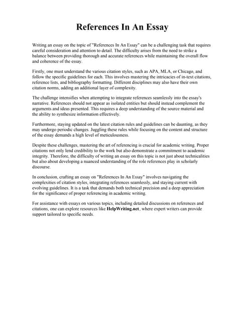 Harvard Referencing Example Essay. Bethune-Cookman University | PDF