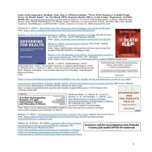 Towards a politics of health | PDF