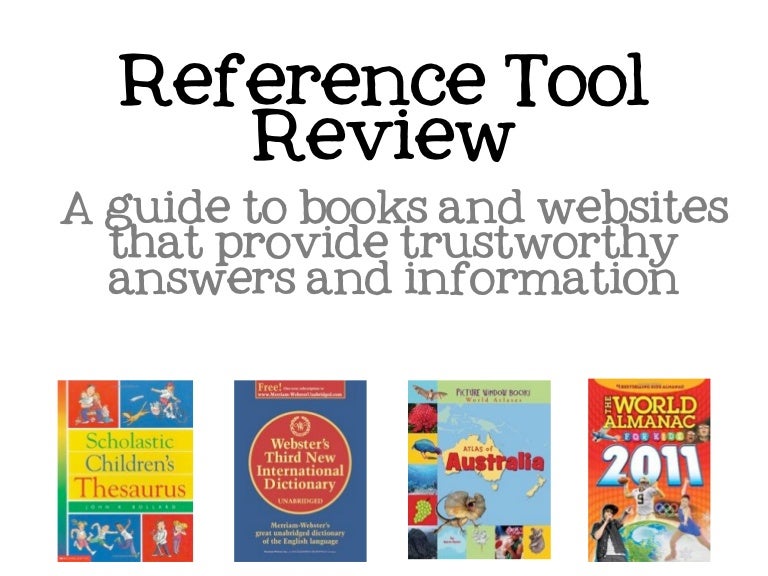 Reference Tool Review