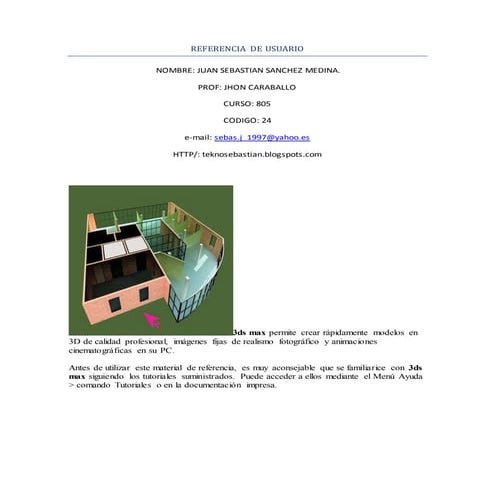 Referencia de usuario