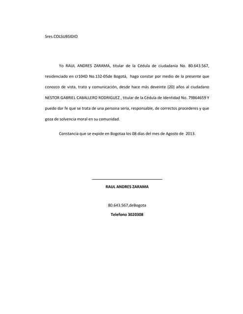 modelos de referencia personal