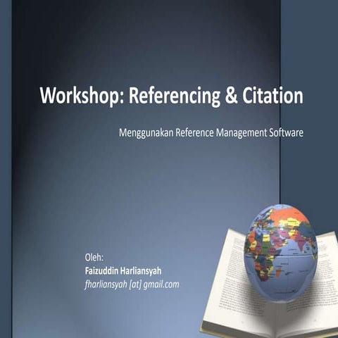 Referencing & citation