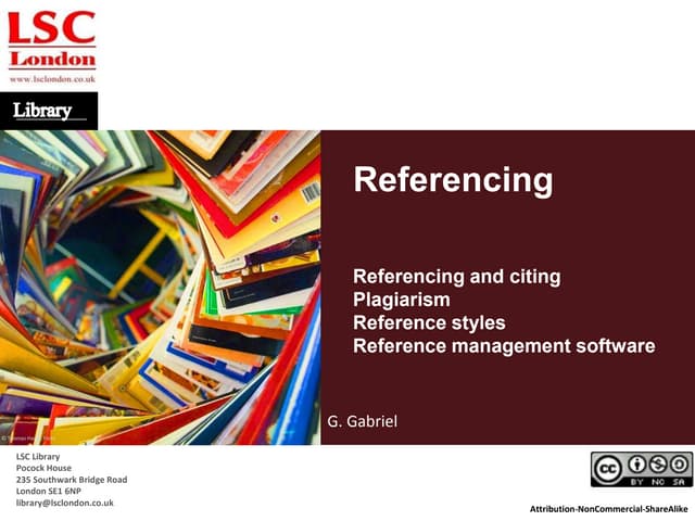 Referencing 