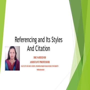Referencing and Its Styles And Citation.pptx