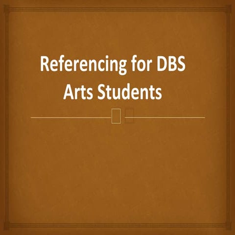 DBS Library Referencing and Zotero (APA 7TH Edition)