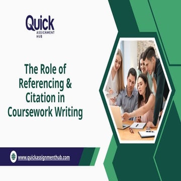 Referencing Techniques That Strengthen Coursework Submissions