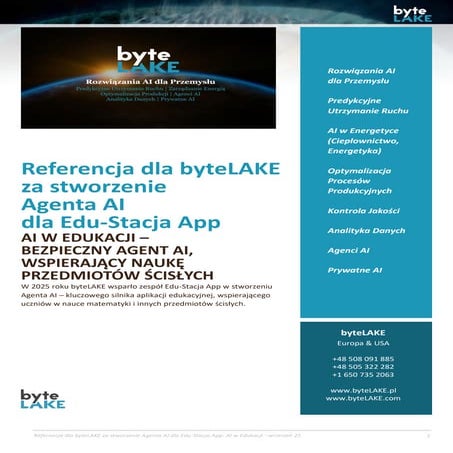 AGENT AI wspierający uczniów w nauce matematyki i innych przedmiotów ścisłych (Edu-Stacja)