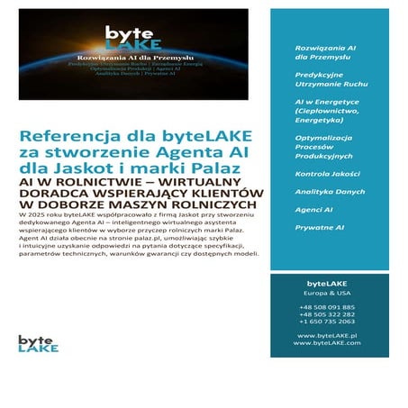 AI w Rolnictwie – wirtualny doradca (czat)