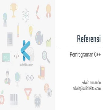 Pemrograman C++ - Referensi | PDF