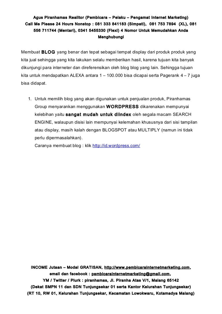 Tahapan Membuat BLOG