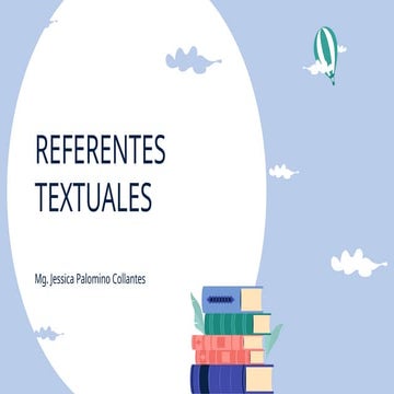 REFERENTES TEXTUALES EN LA ASIGNATURA DE LENGUAJE ACADÉMICO