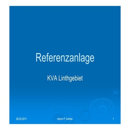 Druckluftanlage  KVA Linthgebiet