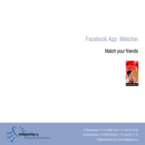 iMatcher Facebook App