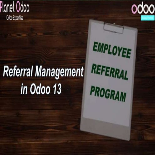 Referral management in odoo 13