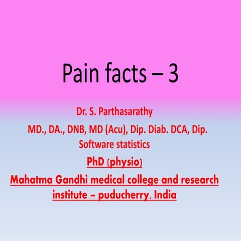 Referral pain and phantom pain