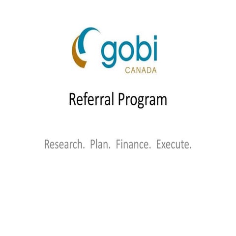 Referral program