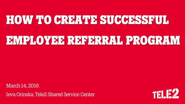 How to create successful Employee Referral Program? 